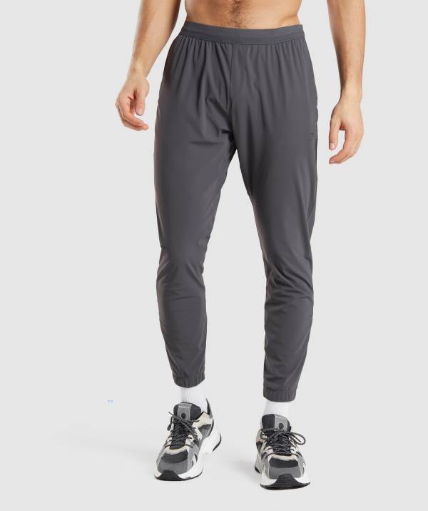 Panske Joggers Gymshark Studio Čierne Siva | VL5347098